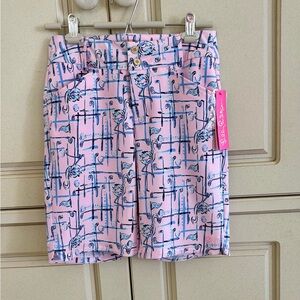 NWT LILLY PULITZER Size 4 Fairway Performance  Luxletic Golf Shorts